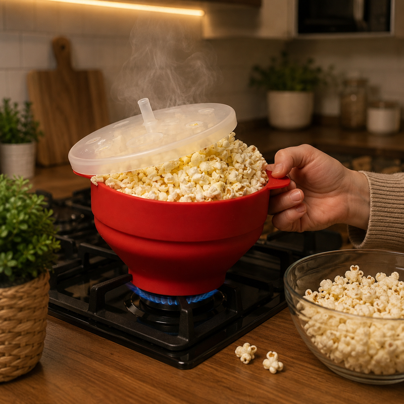 Pipoqueira para Micro-ondas | Pipoca Sem Óleo em Apenas Minutos