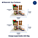 kit com 4 Prateleira Organizadora de Armário | Ganhe Até 2x Mais Espaço.