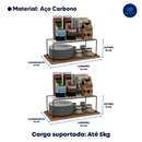 kit com 4 Prateleira Organizadora de Armário | Ganhe Até 2x Mais Espaço.